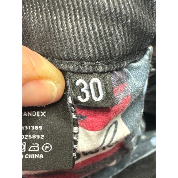 Rockstar Original Men's Raw Hem RSM205 Flare Black Denim Jeans - Size 30x33.5 - Picture 6 of 6